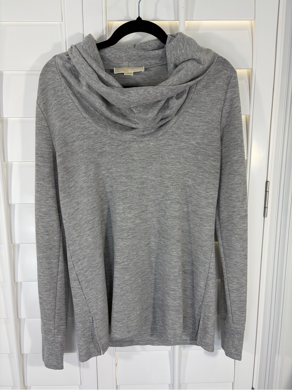 Michael Kors Light Gray Cowl Neck Sweater (M)